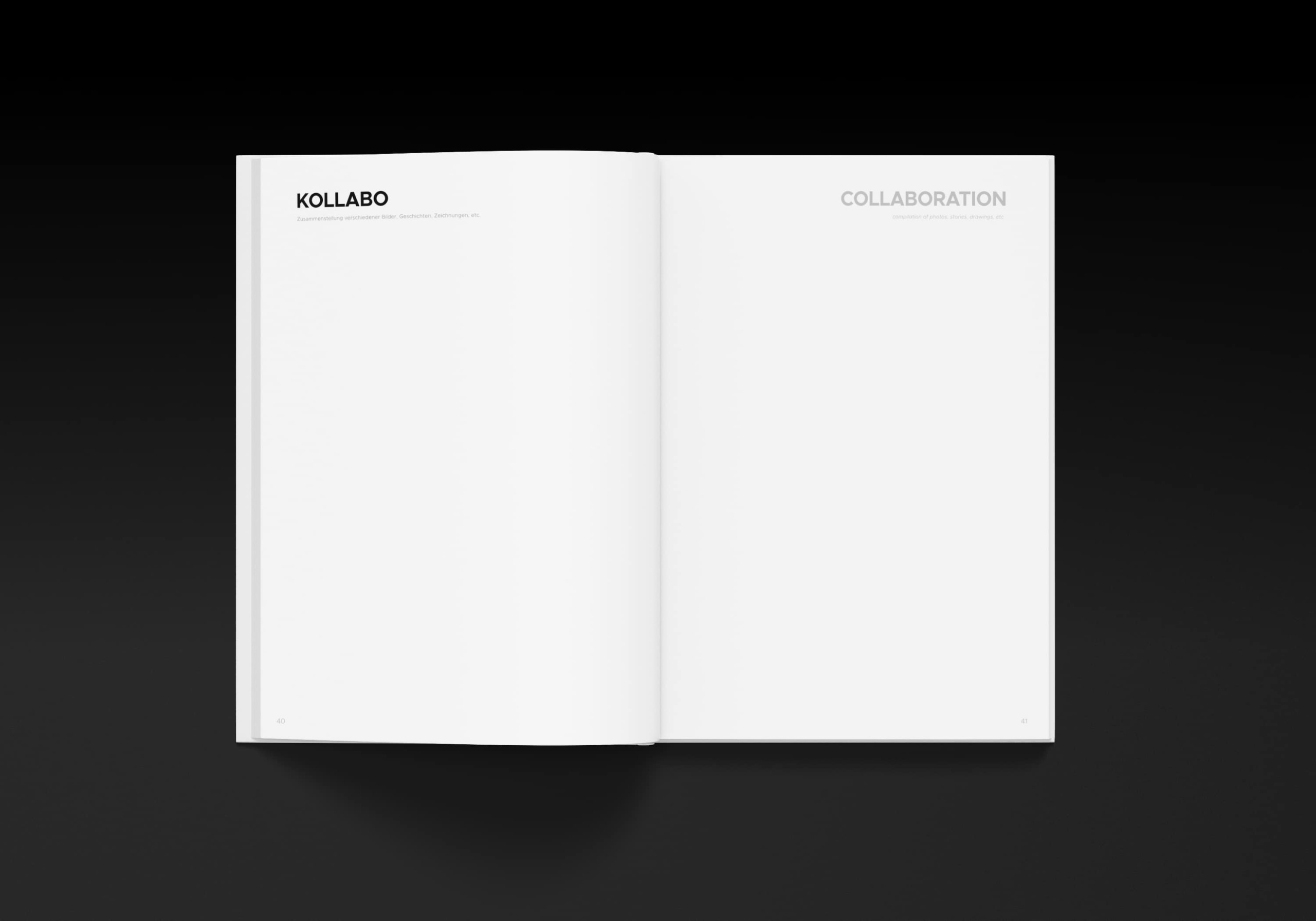 The friendship book's Collaboration pages